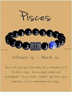 Bracelets extensibles du zodiaque giahat pour hommes et femmes, pierre d'onyx noir naturel de 8 mm et 10 mm, bijoux d'étoiles du zodiaque, signe du zodiaque, date de naissance, bracelet de perles, pierre d'onyx noir. DIAYTAR COTE D'IVOIRE est une boutique en ligne généraliste référençant plus de 300 000 produits, proposant une grande variété de choix aux clients ivoiriens. Elle est leader dans son secteur en Côte d'Ivoire, offrant une expérience d'achat en ligne pratique et fiable. Les clients bénéficient d'une navigation simplifiée et d'un service client efficace.