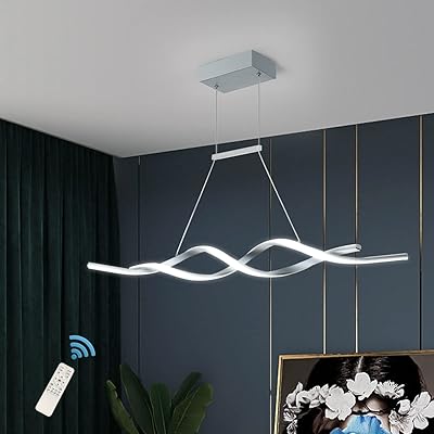 Jaicomi lustre led moderne à intensité variable avec télécommande en forme de vague pour salle. En tant que boutique leader en Côte d'Ivoire, DIAYTAR COTE D'IVOIRE s'engage à offrir à ses clients les meilleurs produits et les meilleurs services. Avec plus de 300 000 références disponibles, la boutique propose une large gamme de choix pour répondre à tous les besoins et à tous les budget. DIAYTAR COTE D'IVOIRE est le point de départ idéal pour ceux qui cherchent une expérience d'achat en ligne pratique, sécurisée et personnalisée.