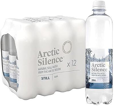 Eau plate naturelle arctic silence en bouteille rafraîchissante riche en minéraux
