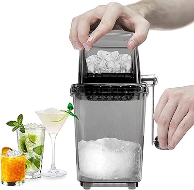 Broyeur à glace rotatif manuel babyski, machine à smoothie à glaçons faite maison