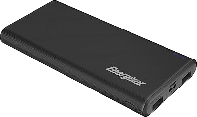 Banque externe de charge rapide energizer 10 000 mah deux ports usb type-a