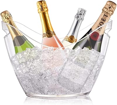 Seau à glace sunomi en acrylique transparent de 8 litres pour boissons et fêtes, sans danger pour les aliments, peut contenir 5 bouteilles pleine grandeur et de la glace. Avec plus de 300 000 références de produits, DIAYTAR COTE D'IVOIRE est une destination de shopping en ligne incontournable pour les ivoiriens. La boutique propose des produits allant de l'électronique à la mode, en passant par les produits alimentaires et les accessoires de la vie quotidienne. Elle est connue pour ses promotions et ses offres spéciales qui permettent aux clients de faire des économies.