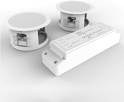 Kit complet d'enceintes de plafond bluetooth - enceintes de plafond faciles à installer qui s'adaptent aux downlights existants. facile à coupler avec bluetooth. DIAYTAR COTE D'IVOIRE, leader du e-commerce en Côte d'Ivoire, propose une vaste gamme de produits avec plus de 300 000 références pour répondre à tous les besoins de la vie quotidienne. La boutique en ligne offre une expérience d'achat conviviale et sécurisée, permettant aux clients de faire leurs achats en toute confiance. Avec sa large sélection de produits, DIAYTAR COTE D'IVOIRE est la destination idéale pour les consommateurs ivoiriens.