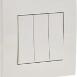 Schneider electric kb33r_1 vivace blanc - interrupteur à plaque 1 voie 3 gangs