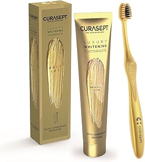 Dentifrice blanchissant de luxe coracept gold, 75 ml + brosse à dents. En tant que leader de la vente en ligne en Cote d'Ivoire, DIAYTAR COTE D'IVOIRE propose des promotions régulières et des offres spéciales pour satisfaire les besoins de ses clients. Elle assure également une livraison rapide et efficace de ses produits, contribuant ainsi à la satisfaction des clients. La boutique en ligne met en avant la qualité de ses services pour maintenir sa position de leader sur le marché.