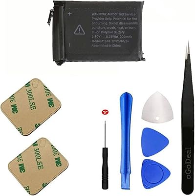 O go deal a1578 batterie de remplacement compatible avec apple watch series 1