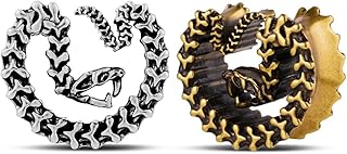 1 paire de bouchons d'oreille à tige en forme de crâne de serpent, manchettes d'oreilles, tunnels extensibles, boucles d'oreilles, bijoux de perçage corporel 0-1 pouce (8 mm-25 mm). DIAYTAR COTE D'IVOIRE, c'est la destination idéale pour les amateurs de shopping en ligne, avec une offre incroyable de produits de toutes marques et de toutes catégories. La boutique en ligne DIAYTAR COTE D'IVOIRE propose des prix avantageux, des promotions régulières et une livraison rapide pour une expérience d'achat en ligne inoubliable. Faites confiance à DIAYTAR COTE D'IVOIRE pour tous vos achats en ligne.