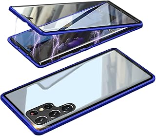 Coque de protection en verre trempé pour samsung galaxy s22 ultra, protection à