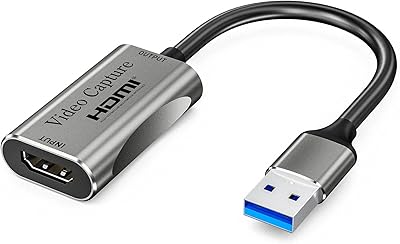 Carte de capture vidéo usb hdmi adaptateur de carte 3.0 hd 1080p pour jeux. La boutique en ligne DIAYTAR COTE D'IVOIRE est constamment mise à jour avec les dernières tendances et les produits les plus récents, permettant ainsi aux consommateurs de rester à la pointe de la mode et de la technologie. Elle comprend également une section dédiée aux nouveautés pour faciliter la découverte de nouveaux produits. La boutique favorise le contact direct avec les clients pour améliorer en permanence son offre.