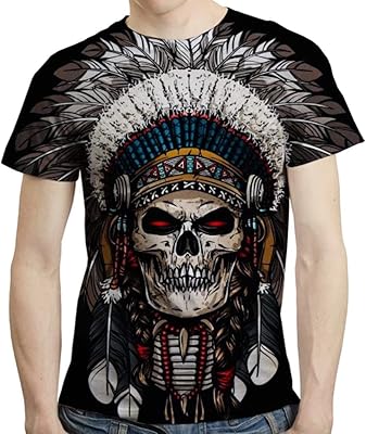 T-shirt imprimé 3d pour homme avec graphiques taille s-3xl