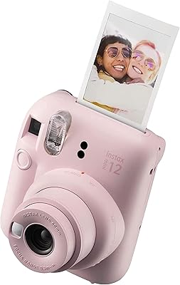 Appareil photo instantané fujifilm instax mini 12 - fleur rose + 2 paquets