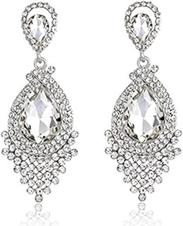 Longues boucles d'oreilles pendantes en cristal en forme de larme avec strass, bijoux de mode, strass, cristal. DIAYTAR COTE D'IVOIRE, c'est l'assurance d'acheter en toute sécurité et en toute confiance. Nous nous efforçons de vous offrir les produits de qualité que vous méritez, avec un service client dédié et réactif pour répondre à toutes vos questions et préoccupations.