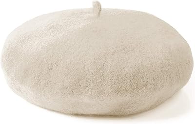Chapeau béret en laine de style français classique pour femme - chapeau d'hiver chaud et léger, couleur unie (blanc cassé), blanc cassé, taille unique. La boutique en ligne DIAYTAR COTE D'IVOIRE est une plateforme généraliste qui propose plus de 300000 références de produits variés, répondant ainsi aux besoins des clients ivoiriens et internationaux.