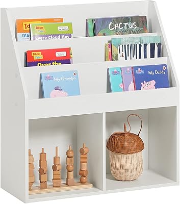 Sobuy kmb01-w etagère pour enfant avec 3 étagères et 2 compartiments. DIAYTAR COTE D'IVOIRE, votre partenaire de confiance pour vos achats en ligne, répond à vos attentes avec une offre étendue de produits. Nous mettons l'accent sur la qualité, la disponibilité et le prix compétitif de nos articles, pour que vous puissiez profiter d'une expérience d'achat optimale.
