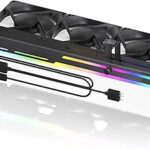 The white shop refroidisseur de carte graphique avec éclairage argb led