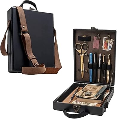 Boîte en bois vintage faite à la main, sac à bandoulière portable en bois, boîte de rangement multifonction pour outils d'artistes et pinceaux pour tous ceux qui aiment simplement écrire (taille : noir). La boutique en ligne DIAYTAR COTE D'IVOIRE est une entreprise leader dans le domaine du commerce électronique en Côte d'Ivoire. Elle propose une large gamme de produits qui répondent aux besoins des clients, allant des produits alimentaires aux produits d'entretien, en passant par les produits de loisirs. La boutique en ligne DIAYTAR COTE D'IVOIRE est une destination idéale pour les clients qui cherchent à faire des achats en ligne de manière pratique.