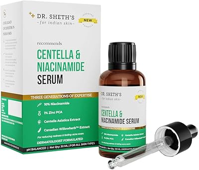 Sérum pour le visage dr. sheth's centella et 10 % de niacinamide (vitamine b3) (végétalien) avec 1 % de zinc pca et extrait de réglisse pour un teint uniforme, l'acné, la pigmentation, l'hydratation, 30 ml. Diaytar Côte d'Ivoire est une boutique en ligne généraliste qui propose plus de 300 000 références de produits. Elle est la boutique en ligne leader en Côte d'Ivoire, offrant une large gamme de produits pour répondre aux besoins de tous les clients. Elle se distingue par sa qualité de service et ses prix compétitifs.