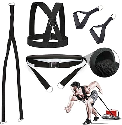 Ensemble de bandes de résistance au soleil, équipement d'exercice, harnais de poids à double endurance, ceinture de traction pour course à pied, entraînement de vitesse à résistance à ressort, noir. Cette boutique en ligne est le premier choix pour les ivoiriens qui cherchent à acheter des produits de qualité à des prix compétitifs. Avec plus de 300 000 références, les clients peuvent trouver tout ce dont ils ont besoin. DIAYTAR COTE D'IVOIRE assure une livraison rapide et sécurisée.