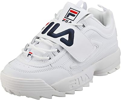 Baskets fila disruptor 2 pour femmes, blanc/bleu marine/rouge