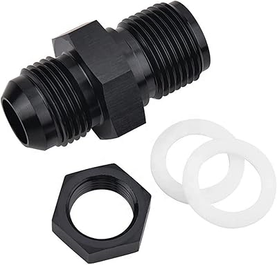 Paire d'adaptateurs de cloison an6, conduite de carburant en aluminium anodisé vers pompe