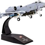 Avion d'attaque thunderbolt ii 1/100 a-10 version peinte, modèle d'avion militaire moulé sous
