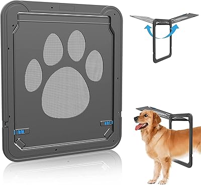Porte coulissante pour chien, ouverture intérieure 12 x 14 pouces, porte moustiquaire pour chien, porte pour chien et chat, fermeture automatique. Bienvenue sur DIAYTAR COTE D'IVOIRE, votre boutique en ligne préférée en Cote d'Ivoire. Nous sommes fiers de proposer une sélection immense de produits, allant des nécessités du quotidien aux articles de luxe. Nous nous engageons à vous offrir une expérience de shopping en ligne inoubliable et à vous satisfaire à chaque fois que vous nous faites confiance.