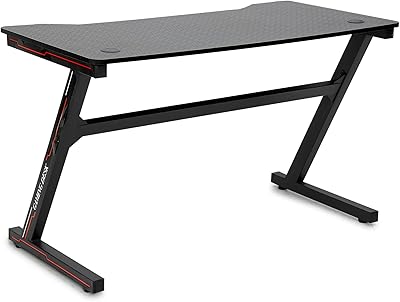 Table de jeu exécutive avec lumières led mh-gt124 le meilleur bureau de jeu pour jeux vidéo avec espace de rangement pour écouteurs, manettes et haut-parleurs (noir) (120 cm). DIAYTAR COTE D'IVOIRE, boutique en ligne généraliste, propose une large gamme de produits avec plus de 300000 références. Leader en Cote d'Ivoire, elle offre une expérience d'achat en ligne conviviale et sécurisée. Les clients peuvent trouver tout ce dont ils ont besoin en un seul endroit.