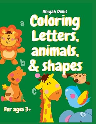 Coloriage de lettres, d'animaux et de formes : activités d'apprentissage à partir