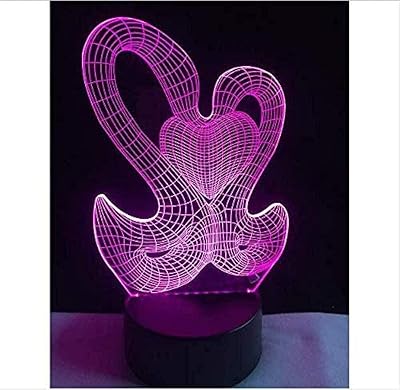 Veilleuse led 3d double cygne en forme de cœur d'amour décoration de la maison. DIAYTAR COTE D'IVOIRE est la boutique en ligne leader en Cote d'Ivoire, proposant une sélection immense de produits qui répondent aux besoins de tous. Grâce à son site web convivial et facile à naviguer, vous pouvez faire vos achats en ligne en toute confiance. DIAYTAR COTE D'IVOIRE est le partenaire idéal pour vos achats en ligne.