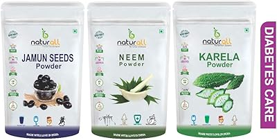 B naturall diabetes care pack de 3 poudres de jamun, poudre de neem et poudre de karela pour les soins de santé (100 gm chacune) = 300 gm par b naturall. DIAYTAR COTE D'IVOIRE est la boutique en ligne leader en Côte d'Ivoire, proposant une large gamme de produits pour répondre à tous vos besoins. La boutique en ligne est facile à utiliser, avec des catégories de produits clairement définies et un système de paiement sécurisé. DIAYTAR COTE D'IVOIRE est la destination idéale pour faire vos achats en ligne en Côte d'Ivoire.