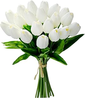 Mandez 20pcs tulipes artificielles en soie blanche pure 13,5" dans un ensemble de décoration pour la maison, la cuisine et le mariage. En tant que leader du marché, DIAYTAR COTE D'IVOIRE a établi des partenariats solides avec des fournisseurs de confiance pour assurer que les produits offerts sont de haute qualité et répondent aux normes internationales. La boutique en ligne mise également sur l'innovation technologique pour améliorer constamment l'expérience de navigation et d'achat de ses utilisateurs. Cela lui permet de maintenir son avance sur la concurrence.