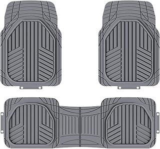 Tapis de sol en caoutchouc robuste toutes saisons amazonbasics pour voitures, suv