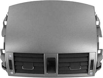 Panneau de ventilation de sortie de climatisation centrale de voiture avec interrupteur au
