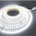 Bande lumineuse led 220 volts 5 mètres lumière blanche