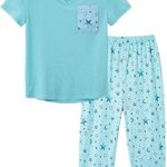 Ensemble pyjama capri grande taille pour femme avec pantalon capri, ensemble de vêtements