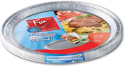 Assiette ronde art of aluminium, 30 cm de large, paquet de 5. Avec plus de 300000 références de produits, DIAYTAR COTE D'IVOIRE est le plus grand magasin en ligne de Côte d'Ivoire. La boutique propose une gamme large et variée de produits, permettant aux clients de trouver facilement ce qu'ils cherchent. De plus, la boutique offre des promotions et des réductions régulières pour aider les clients à économiser de l'argent.