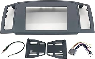 Pièces d'installation personnalisées radio de tableau de bord double din avec faisceau