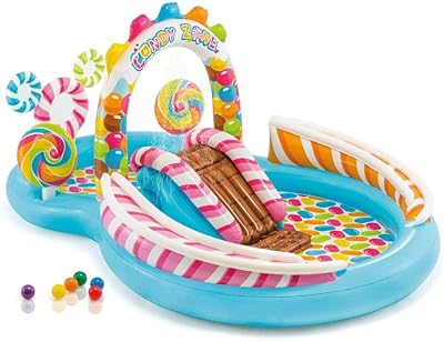 Piscine gonflable pour centre de jeux aquatiques candy zone pour enfants 57149ep