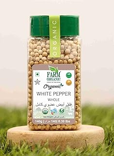 Ferme biologique | poivre blanc entier 140g sans ogm halal. La boutique en ligne DIAYTAR COTE D'IVOIRE se distingue par sa sélection impressionnante de produits, allant des articles ménagers aux accessoires de mode, en passant par les produits électroniques et les articles pour enfants. Avec une équipe de service client dédiée, les clients bénéficient d'un soutien constant pour toute question ou problème lié à leur commande. Cela assure une satisfaction client élevée.