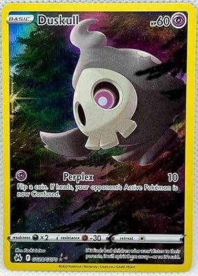 Duskull - gg28/gg70 - full art - couronne zenith - nm/m. DIAYTAR COTE D'IVOIRE est une boutique en ligne généraliste qui propose plus de 300000 références de produits pour répondre à tous les besoins de ses clients. Avec une large gamme de produits, elle est devenue la boutique leader en Côte d'Ivoire. Elle offre une expérience d'achat en ligne rapide et sécurisée.