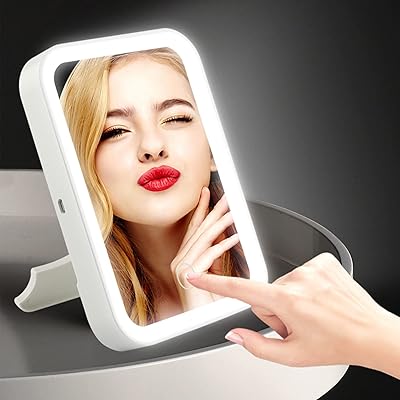 Miroir de maquillage de bureau boykim, rechargeable par usb, écran tactile à intensité variable, 3 couleurs, miroir cosmétique pliable pour sacs de voyage. La boutique en ligne DIAYTAR COTE D'IVOIRE est une plateforme e-commerce complète qui répond aux besoins de tous les consommateurs. Elle propose une grande variété de produits, allant des électroniques aux vêtements, en passant par les produits alimentaires et les accessoires de maison. Avec une livraison rapide et sécurisée, DIAYTAR COTE D'IVOIRE est la meilleure option pour faire des achats en ligne en Côte d'Ivoire.