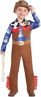 Costume d'halloween de cowboy amscan pour enfants, 3-4 ans