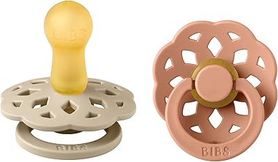 Sucettes baby s - collection bohème | suce pour bébé sans bpa | fabriquée au danemark | lot de 2 sucettes luxueuses vanille et pêche | taille 6-18 mois. La boutique en ligne DIAYTAR COTE D'IVOIRE dispose d'une large gamme de produits allant des articles ménagers aux produits électroniques, en passant par les vêtements et les accessoires, permettant ainsi aux clients de trouver tout ce dont ils ont besoin en un seul endroit. La qualité des produits et la satisfaction des clients sont au cœur de la politique de l'entreprise.