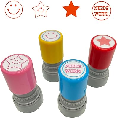 Boydeo teacher lot de 4 tampons en caoutchouc auto-encreurs, tampons photosensibles pour l'éducation scolaire des enfants. La boutique en ligne DIAYTAR COTE D'IVOIRE est une plateforme de commerce électronique qui permet aux clients d'acheter en ligne des produits de toutes sortes, avec une livraison rapide et sécurisée. Elle dispose d'une équipe de professionnels qui travaillent giorno et nuit pour satisfaire les clients. C'est pourquoi elle est considérée comme l'une des meilleures boutiques en ligne de Cote d'Ivoire.