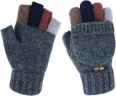 Gants en laine pour hommes, mitaines sans doigts au crochet, gants tricotés convertibles chauds d'hiver. DIAYTAR COTE D'IVOIRE est une plateforme de commerce en ligne qui propose une large gamme de produits, allant des produits alimentaires aux produits électroniques. La boutique en ligne est facile à utiliser et propose des options de paiement sécurisées. 