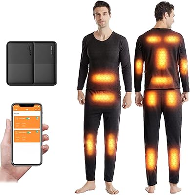 Ensemble de sous-vêtements chauffants 14 zones avec application intelligente et batterie externe pour la vie quotidienne, pour homme, taille xl, homme. Avec DIAYTAR COTE D'IVOIRE, vous avez accès à un univers de shopping en ligne sans limites. Nous mettons à votre disposition plus de 300 000 références, allant des dernières tendances de la mode aux produits électroniques les plus avancés, en passant par les produits pour le foyer et les loisirs. Notre système de paiement sécurisé et notre service client dédié sont là pour vous rassurer et vous satisfaire.