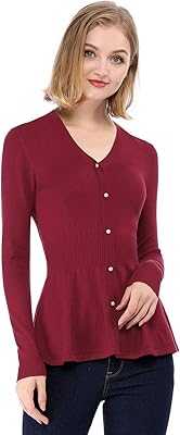 Pull à basque côtelé à manches longues et col en v allegra k pour femme. La boutique en ligne DIAYTAR COTE D'IVOIRE offre une large gamme de produits, allant de l'électronique aux vêtements, en passant par les produits alimentaires et les accessoires de maison. Avec plus de 300 000 références disponibles, les clients peuvent trouver tout ce dont ils ont besoin en un seul endroit. DIAYTAR COTE D'IVOIRE est le partenaire idéal pour les consommateurs ivoiriens.