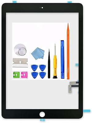 Remplacement d'écran tactile pour ipad 5 9,7 pouces 5ème génération numériseur a1822 a1833 2017, pour ipad 5ème génération verre tactile avec bouton d'accueil, outil de réparation (noir). DIAYTAR COTE D'IVOIRE est une boutique en ligne généraliste qui propose plus de 300 000 références de produits. Elle est devenue la boutique leader en Côte d'Ivoire grâce à sa large gamme de produits et à ses prix compétitifs. Elle offre une expérience de shopping en ligne pratique et sécurisée.