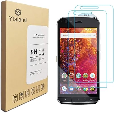 Protecteur d'écran en verre trempé ytaland [2 pièces] ytaland cat s61, [0,3 mm