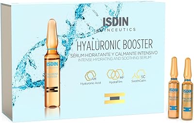 Isdin hyaluronic booster edenseutic (30 ampoules) | sérum hydratant intense et apaisant